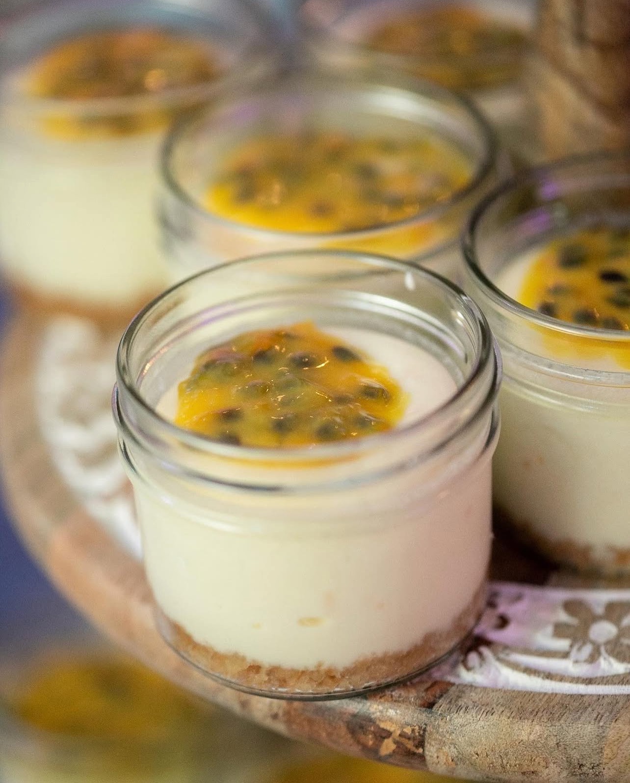 Mason Jar Cheesecakes